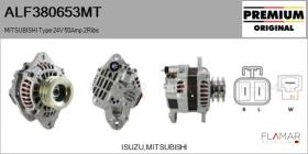 MITSUBISHI ALF380653MT - ALT NUEVO ORIG. MITSUBISHI Type 24V 50Amp DP2