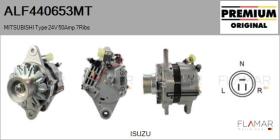 MITSUBISHI ALF440653MT - ALT NUEVO ORIG. MITSUBISHI Type 24V 50Amp PR7