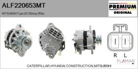 MITSUBISHI ALF220653MT - ALT NUEVO ORIG. MITSUBISHI Type 24V 50Amp PV2