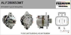 MITSUBISHI ALF280653MT - ALT NUEVO ORIG. MITSUBISHI Type 24V 80Amp PFR6