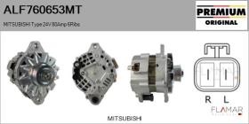 MITSUBISHI ALF760653MT - ALT NUEVO ORIG. MITSUBISHI Type 24V 80Amp PR6