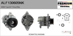 NIKKO ALF130605NK - ALT NUEVO ORIG. NIKKO Type 24V 17Amp DP2