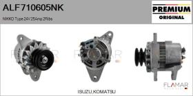 NIKKO ALF710605NK - ALT NUEVO ORIG. NIKKO Type 24V 25Amp DP2
