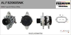 NIKKO ALF820605NK - ALT NUEVO ORIG. NIKKO Type 24V 50Amp PFR12