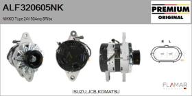 NIKKO ALF320605NK - ALT NUEVO ORIG. NIKKO Type 24V 50Amp PR8