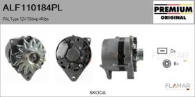 MAGNETON ALF110184PL - ALT NUEVO ORIG. PAL Type 12V 70Amp PR4