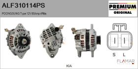 POONGSUNG ALF310114PS - ALT NUEVO ORIG. POONGSUNG Type 12V 80Amp PR4