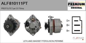 PRESTOLITE ALF810111PT - ALT NUEVO ORIG. PRESTOLITE Type 12V 70Amp