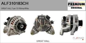GREAT WALL ALF310183CH - ALT NUEVO ORIG. Type 12V 90Amp PR6
