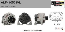 VALEO ALF410551VL - ALT NUEVO ORIG. VALEO Type 12V