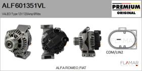 VALEO ALF601351VL - ALT NUEVO ORIG. VALEO Type 12V 120Amp
