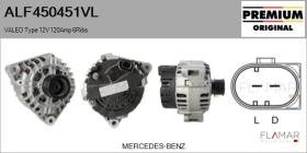 VALEO ALF450451VL - ALT NUEVO ORIG. VALEO Type 12V 120Amp 6Ribs