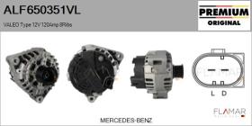 VALEO ALF650351VL - ALT NUEVO ORIG. VALEO Type 12V 120Amp 8Ribs