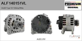 VALEO ALF140151VL - ALT NUEVO ORIG. VALEO Type 12V 120Amp PFR5