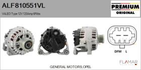 VALEO ALF810551VL - ALT NUEVO ORIG. VALEO Type 12V 120Amp PFR6