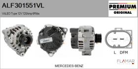 VALEO ALF301551VL - ALT NUEVO ORIG. VALEO Type 12V 120Amp PFR6