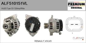 VALEO ALF510151VL - ALT NUEVO ORIG. VALEO Type 12V 120Amp PFR6