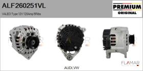 VALEO ALF260251VL - ALT NUEVO ORIG. VALEO Type 12V 120Amp PR5