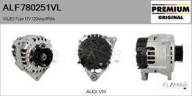 VALEO ALF780251VL - ALT NUEVO ORIG. VALEO Type 12V 120Amp PR6