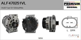 VALEO ALF470251VL - ALT NUEVO ORIG. VALEO Type 12V 120Amp PR6