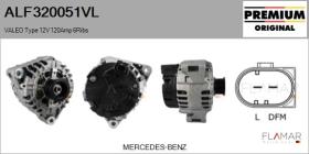 VALEO ALF320051VL - ALT NUEVO ORIG. VALEO Type 12V 120Amp PR6