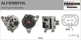 VALEO ALF970551VL - ALT NUEVO ORIG. VALEO Type 12V 130Amp PFR5