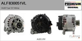 VALEO ALF830051VL - ALT NUEVO ORIG. VALEO Type 12V 140Amp