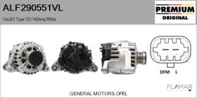 VALEO ALF290551VL - ALT NUEVO ORIG. VALEO Type 12V 140Amp PFR5