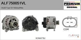 VALEO ALF750051VL - ALT NUEVO ORIG. VALEO Type 12V 140Amp PFR6