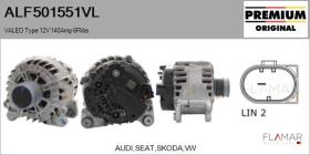 VALEO ALF501551VL - ALT NUEVO ORIG. VALEO Type 12V 140Amp PFR6