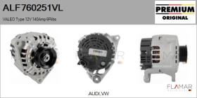 VALEO ALF760251VL - ALT NUEVO ORIG. VALEO Type 12V 140Amp PR6