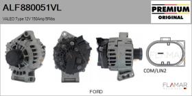 VALEO ALF880051VL - ALT NUEVO ORIG. VALEO Type 12V 150Amp PFR5