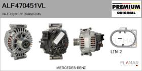 VALEO ALF470451VL - ALT NUEVO ORIG. VALEO Type 12V 150Amp PFR6