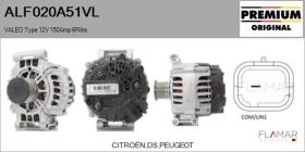 VALEO ALF020A51VL - ALT NUEVO ORIG. VALEO Type 12V 150Amp PFR6