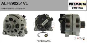 VALEO ALF890251VL - ALT NUEVO ORIG. VALEO Type 12V 150Amp PFR6