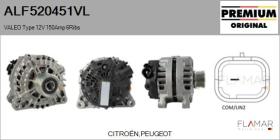 VALEO ALF520451VL - ALT NUEVO ORIG. VALEO Type 12V 150Amp PFR6