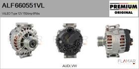 VALEO ALF660551VL - ALT NUEVO ORIG. VALEO Type 12V 150Amp PFR6