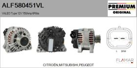 VALEO ALF580451VL - ALT NUEVO ORIG. VALEO Type 12V 150Amp PFR6
