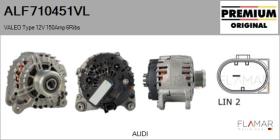 VALEO ALF710451VL - ALT NUEVO ORIG. VALEO Type 12V 150Amp PFR6