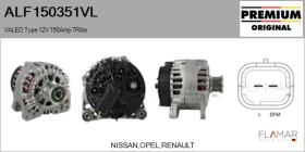 VALEO ALF150351VL - ALT NUEVO ORIG. VALEO Type 12V 150Amp PFR7