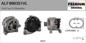 VALEO ALF890351VL - ALT NUEVO ORIG. VALEO Type 12V 150Amp PR6