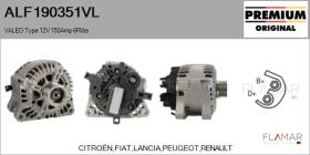 VALEO ALF190351VL - ALT NUEVO ORIG. VALEO Type 12V 150Amp PR6