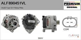 VALEO ALF890451VL - ALT NUEVO ORIG. VALEO Type 12V 170Amp PR7
