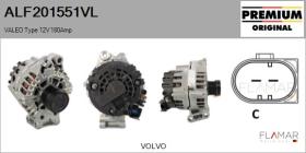 VALEO ALF201551VL - ALT NUEVO ORIG. VALEO Type 12V 180Amp