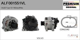 VALEO ALF001551VL - ALT NUEVO ORIG. VALEO Type 12V 180Amp PFR6