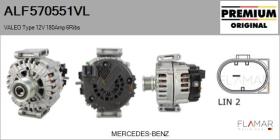 VALEO ALF570551VL - ALT NUEVO ORIG. VALEO Type 12V 180Amp PFR6