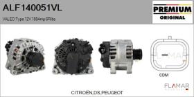 VALEO ALF140051VL - ALT NUEVO ORIG. VALEO Type 12V 180Amp PFR6