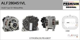 VALEO ALF280451VL - ALT NUEVO ORIG. VALEO Type 12V 180Amp PFR6