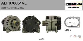 VALEO ALF970051VL - ALT NUEVO ORIG. VALEO Type 12V 180Amp PFR6