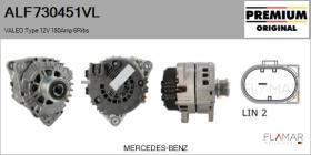 VALEO ALF730451VL - ALT NUEVO ORIG. VALEO Type 12V 180Amp PFR6